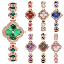 7 Pcs Set Stylish Gold Women s Watches with Crystals