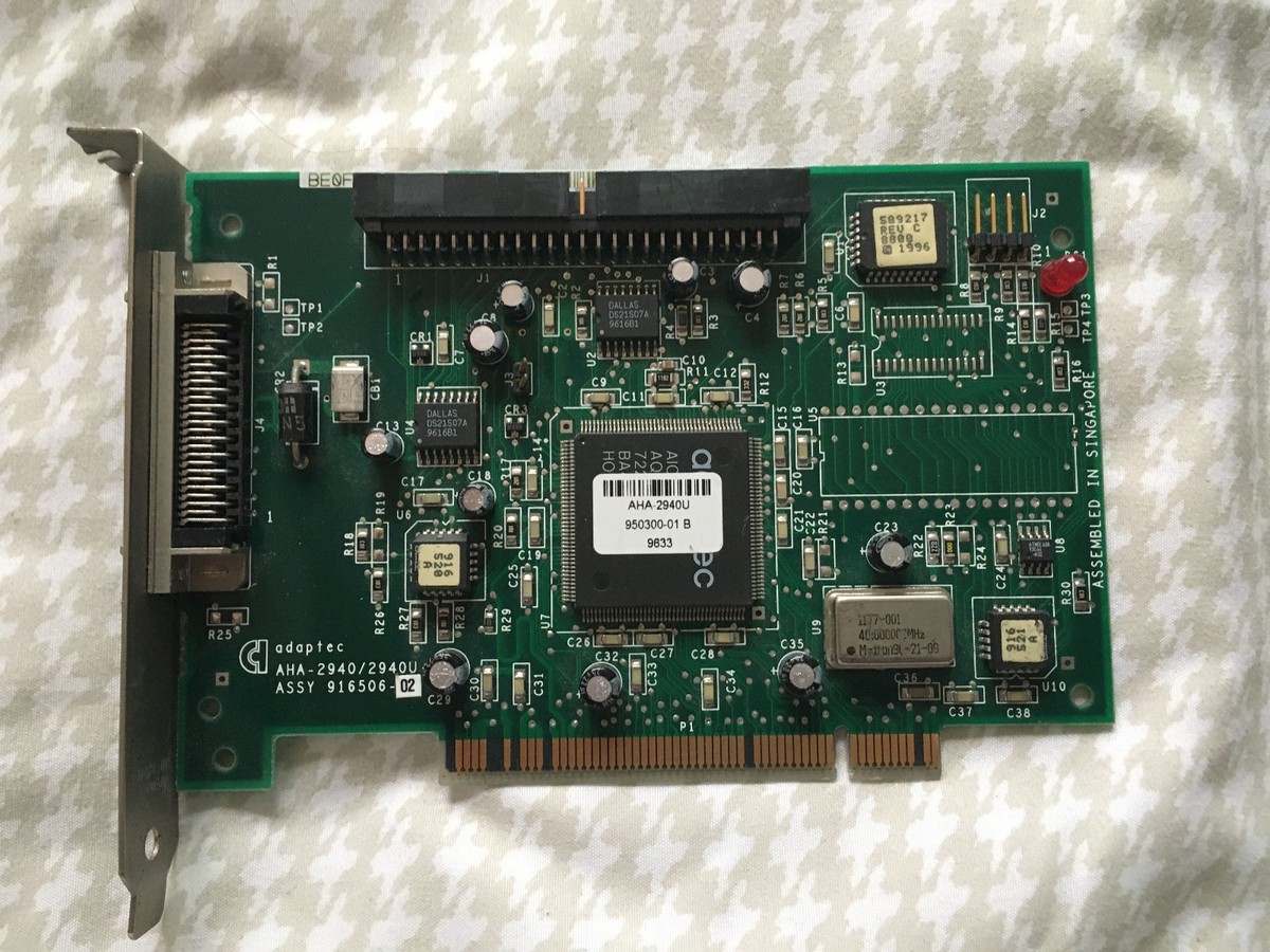Adaptec AHA-2940U PCI Ultra SCSI 50-Pin Controller Card | eBay