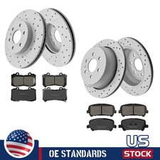 For Chevrolet Colorado GMC Canyon 2015 - 2020 Front Rear Disc Rotors Brake Pads