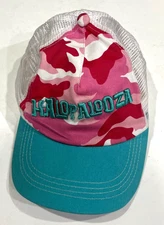 HALOPALOOZA Adult Pink Camo One Size Snapback Adjustable Cap Hat Head to Toe