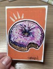 PINK DONUT | original ACEO art card | acrylic and ink — photo 2