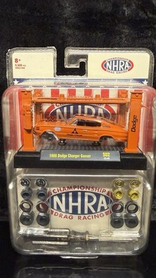 CASTLINE M2 Machines 1966 Dodge Charger Gasser 1:64 Diecast Dragster  NHRA NIB