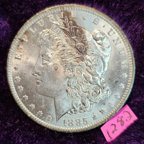 VIDEO 🔥BLAST WHITE 👀🔥1885-O $1 Morgan Dollar STUNNING PQ GEM BU MS GORGEOUS
