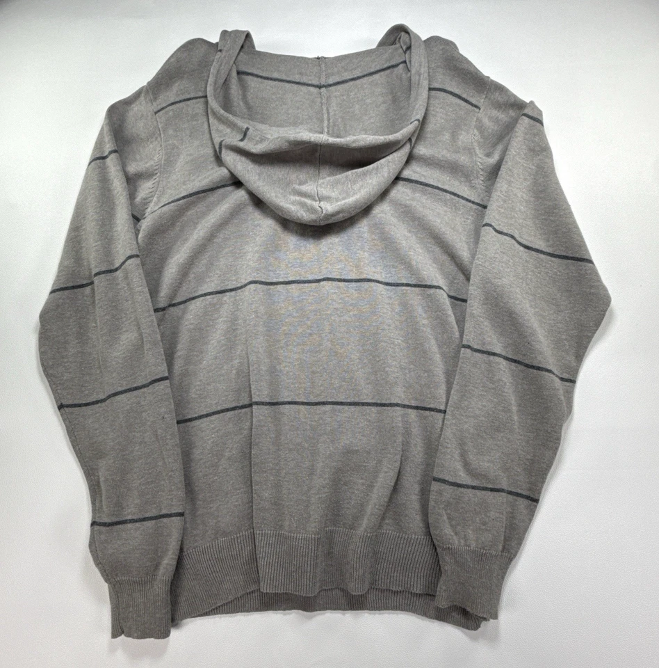 Sudadera con Capucha Ezekial Vintage Años 90 Y2K Para Hombre Grande Gris Mezcla de Algodón Surf Patín Tejido Foto 2 de 4