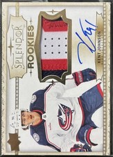 2022-23 UD The Cup Kent Johnson SP-KJ Splendor 47/49 RC Auto