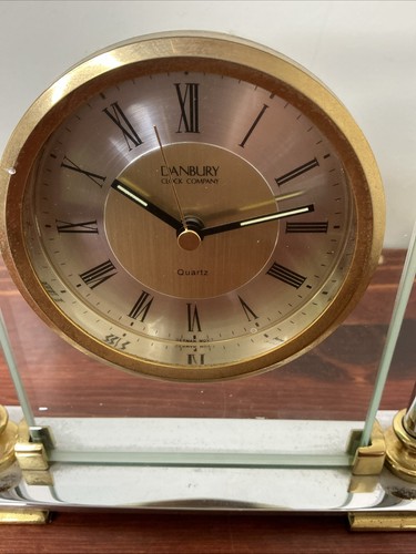 Danbury Clock Co. Reloj de escritorio decorativo funcionando muy bien - Imagen 4 de 9