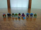 Vintage TMNT Mini Mutant Play Set Figures Sewer Heroes Shredder Turtles