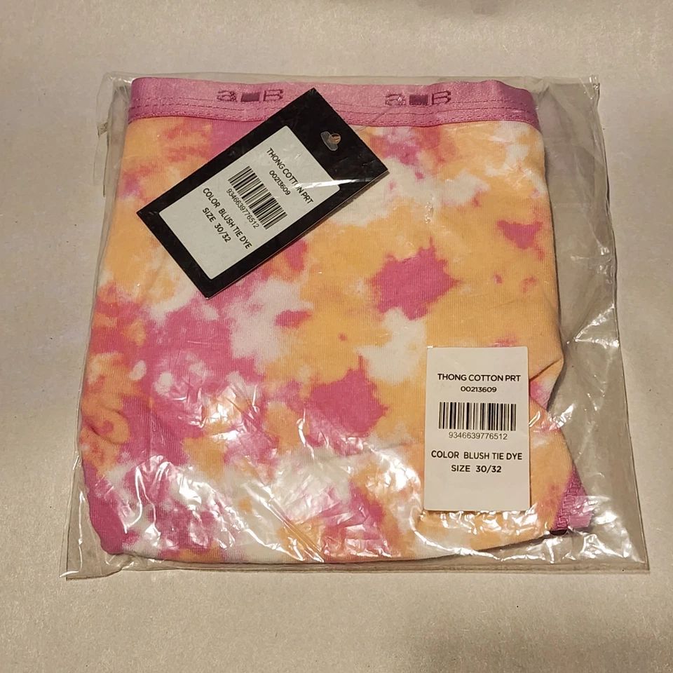 Avenue 棉丁字裤腮红粉色染料加大码内衣内裤 30/32 — 第 2/3 张图片