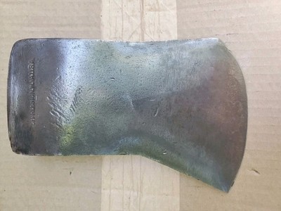 Vintage #5 single bit axe head,4lbs 5.7 ounces,stamped ''Charleston W VA USA''