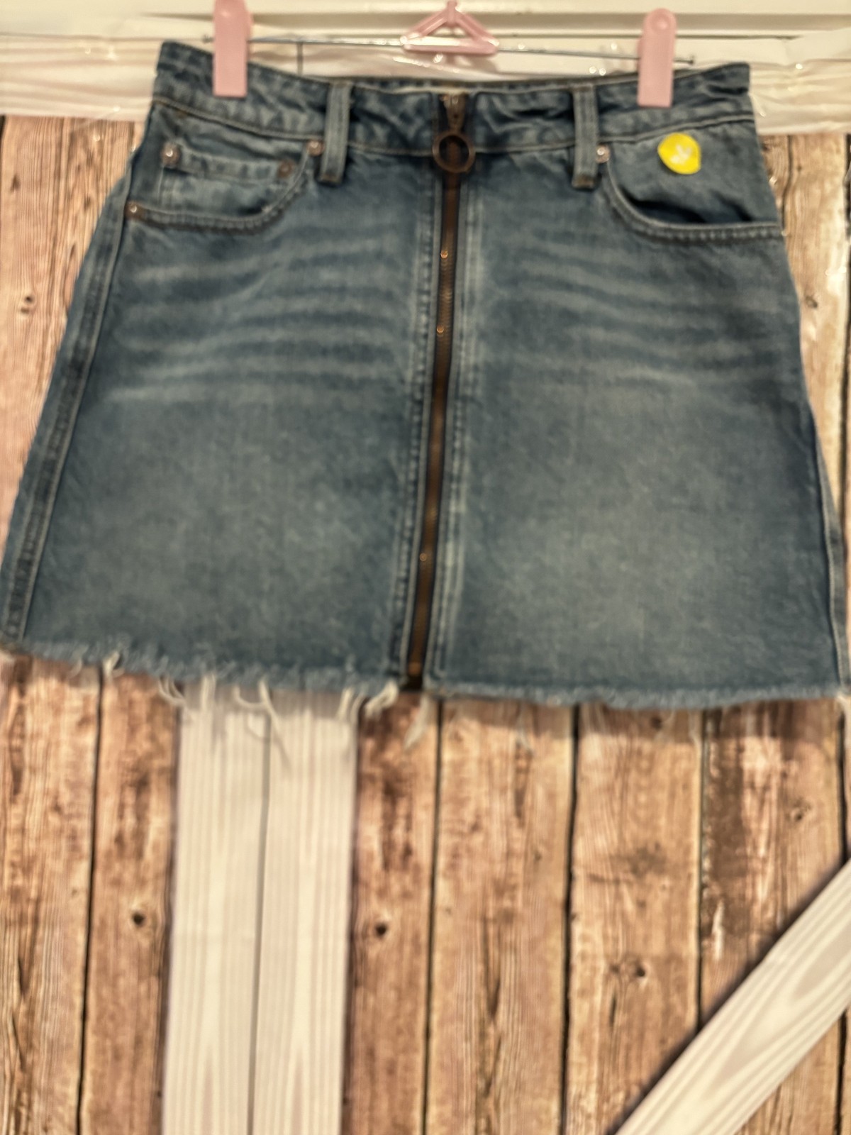 Womens We the Free sz 25 jean mini skirt #321