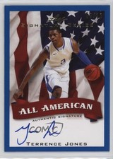2012 Leaf Signature Series All-American Blue 9/10 Terrence Jones Auto 3c7
