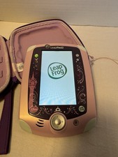 Disney Princess LeapPad 2 CASE TABLET, CORD, STYLUS PURPLE- Tested, Works