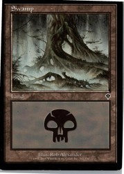 Swamp (341) Invasion Magic: The Gathering