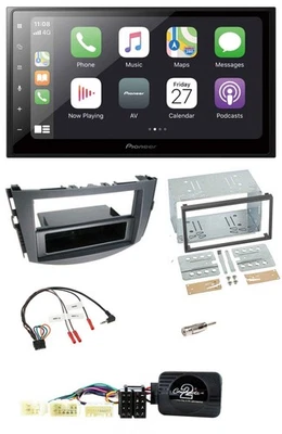 Pioneer Lenkrad Bluetooth DAB 2DIN USB Autoradio für Toyota RAV 4 2006-2011 - Bild 1 von 4
