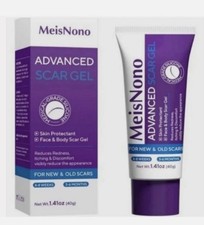 Advanced Scar Gel, Face and Body Treatment for New and Old Scars, 1.41 oz.