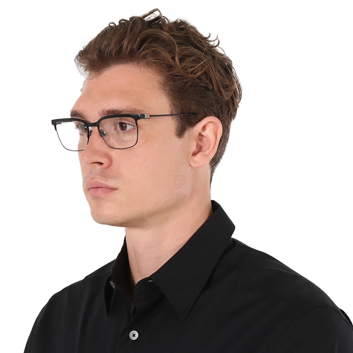 Burberry Douglas Demo Square Men Eyeglasses BE1375 1007 56 BE1375 1007 56