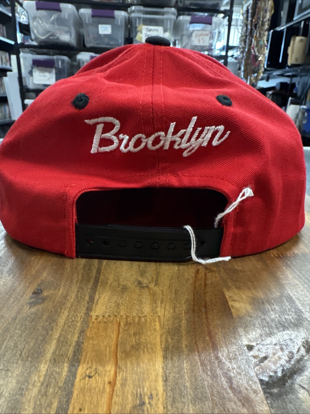 Brooklyn Snapback Adjustable Baseball Cap Red - image 5