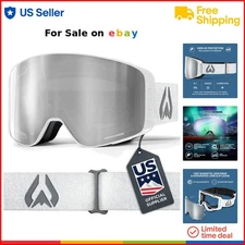 Ski Goggles Anti-Fog Uv Protection Replacement Lens Snowboarding Gear