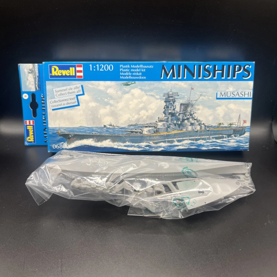 Revell Miniships 1:1200 N.8,9,10&12 Neu (geöffnet) Vollständig ✅ - Bild 4 von 4