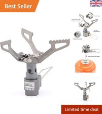 Compact 3000T Titanium Alloy Stove - Quick Boil Gas Cooker for Camping & Hiking