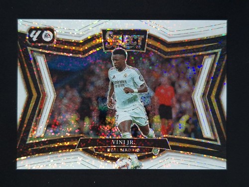 2025-26 Panini Select La Liga VINI JR. White Sparkle Prizm Real Madrid #117