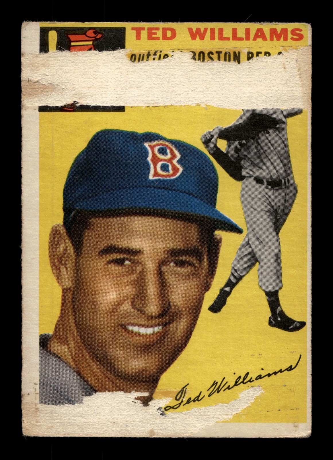 1954 Topps #250 Ted Williams BOSTON RED SOX HALL OF FAMER