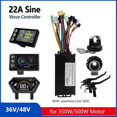 Ebike 36V/48V 22A 3Mode Sinewave Controller with Display Kit for350W/500W Motor