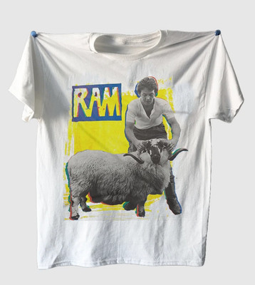 Collection Paul McCartney Ram Album Cotton White Shirt S to 5XL EM304