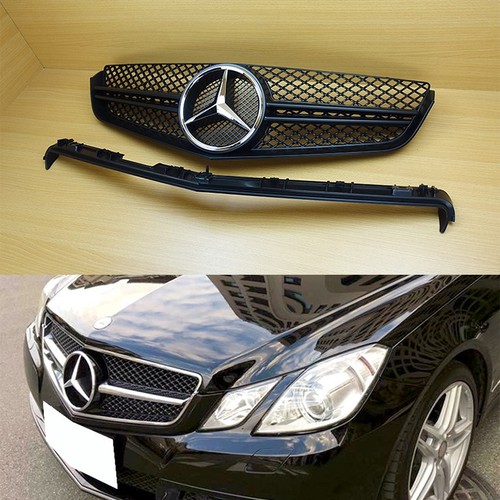 Rejilla delantera ABS niebla negra y cromada Star Fit BENZ W207 C207 clase E 2010-2013 - Imagen 1 de 6