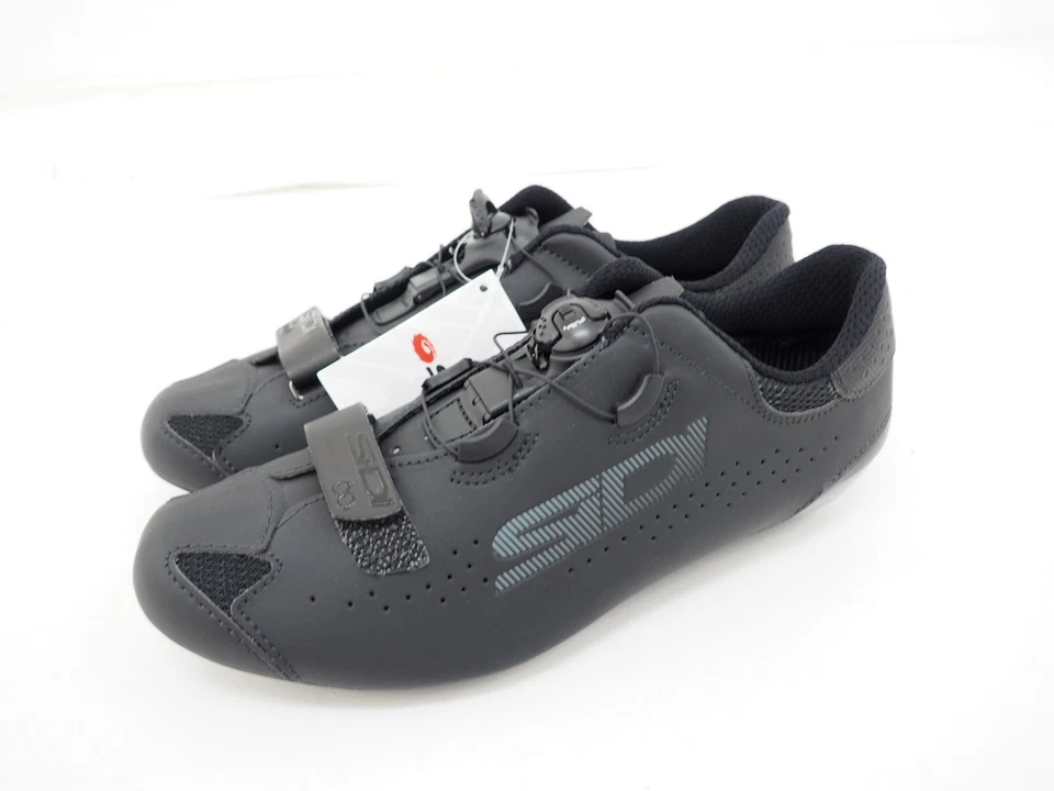 НОВЫЙ! Мужские дорожные велосипедные туфли Sidi Scarpe Sixty размер ЕС 44 США размер 9,5 черные - Изображение 2 из 4