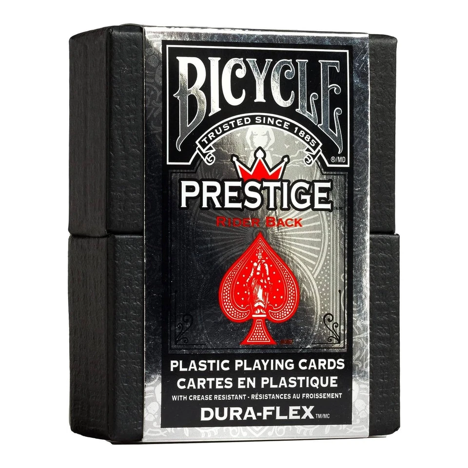 Bicycle Prestige 100% Kunststoff Spielkarten Deck Rot Standard Index USpcc NEU
