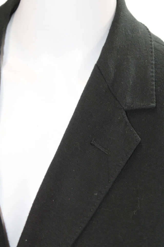 Blazer Polo Ralph Lauren Mujer Algodón Dos Botones Manga Larga Sin Forro Negro Talla L Foto 2 de 4