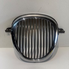 00-02 Jaguar S-type Front Bumper Radiator Upper Grille Chrome Oem
