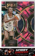 2024 Panini Select WNBA #181 Jaelyn Brown Prizms Pink Ice