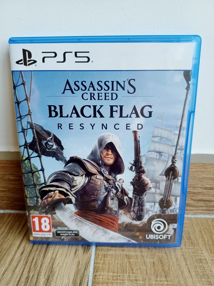 ASSASSIN'S CREED BLACK FLAG RESYNCED PS5 + Code inutilisé / VF - Comme neuf!, photo 1 sur 3