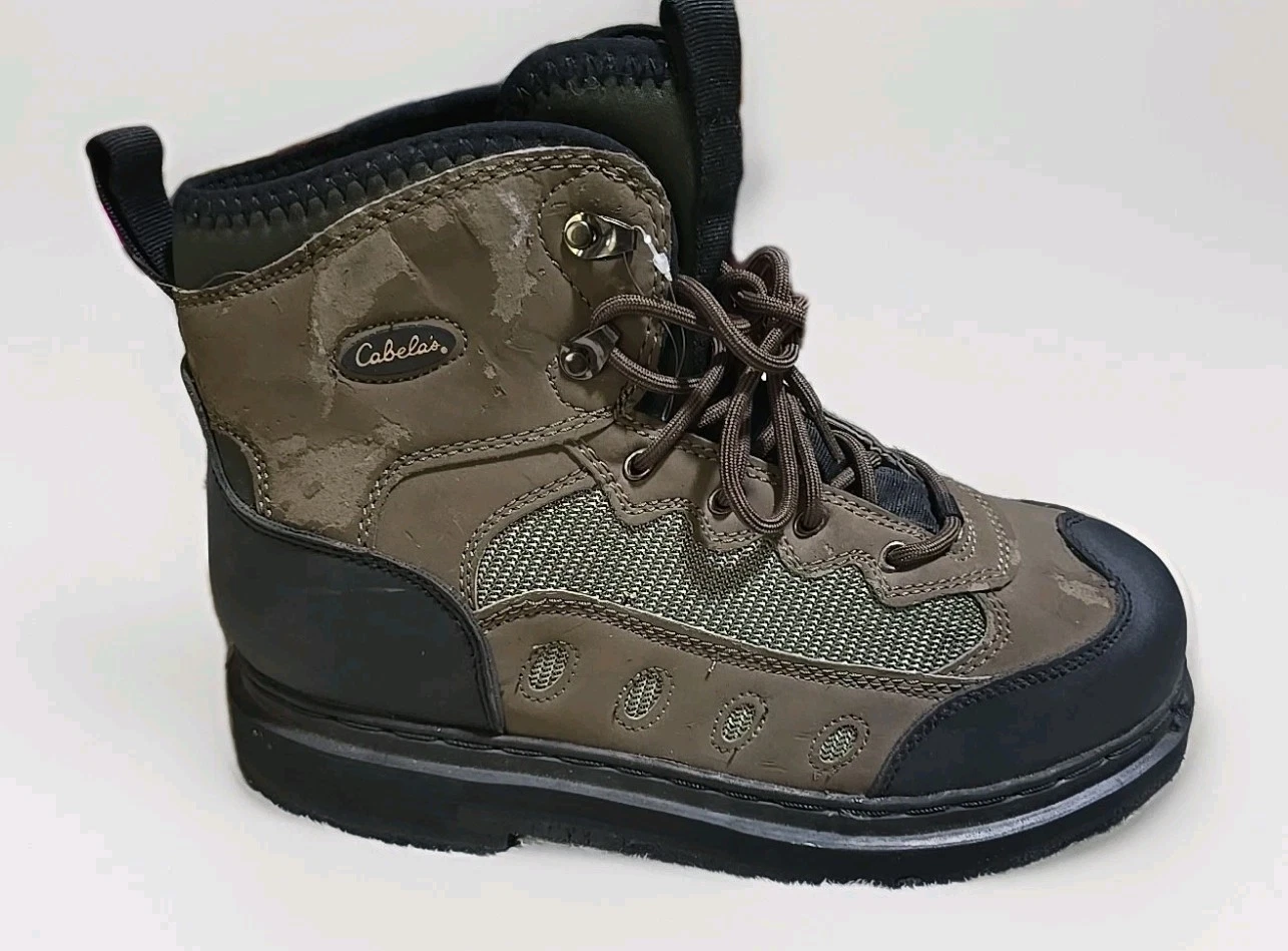 Cabela's Ultralight Studdable Felt Sole Fly Fishing Wading Boots Men's US 12