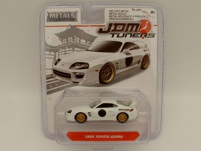Jada Toys 1:64 JDM Tuners 1995 Toyota Supra Skunk2 Racing Diecast Weiß 14036
