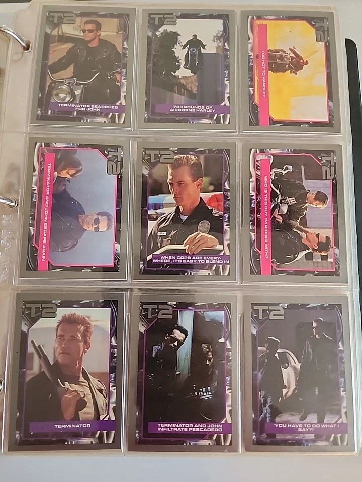 Terminator 2 Judgment Day Trading Cards 1-138 Complete Set Impel 1991 - Image 4 of 4