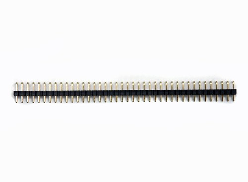 10pc Right Angle 90° Male Pin Header Single Row 2.54mm 1x40P 1x40 40P #100-40-00 - Picture 2 of 5
