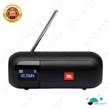 JBL TUNER 2 FM Tragbares UKW Radio & Bluetooth Lautsprecher Schwarz JBLTUNER2BLK