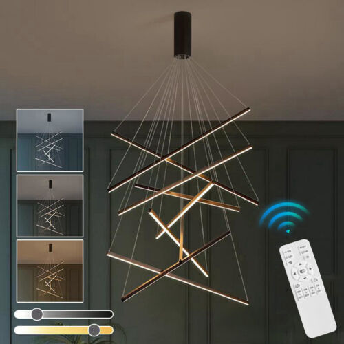 Black Chandelier Lighting LED Home Pendant Light Kitchen Lamp Bar Ceiling Lights - Picture 7 of 9