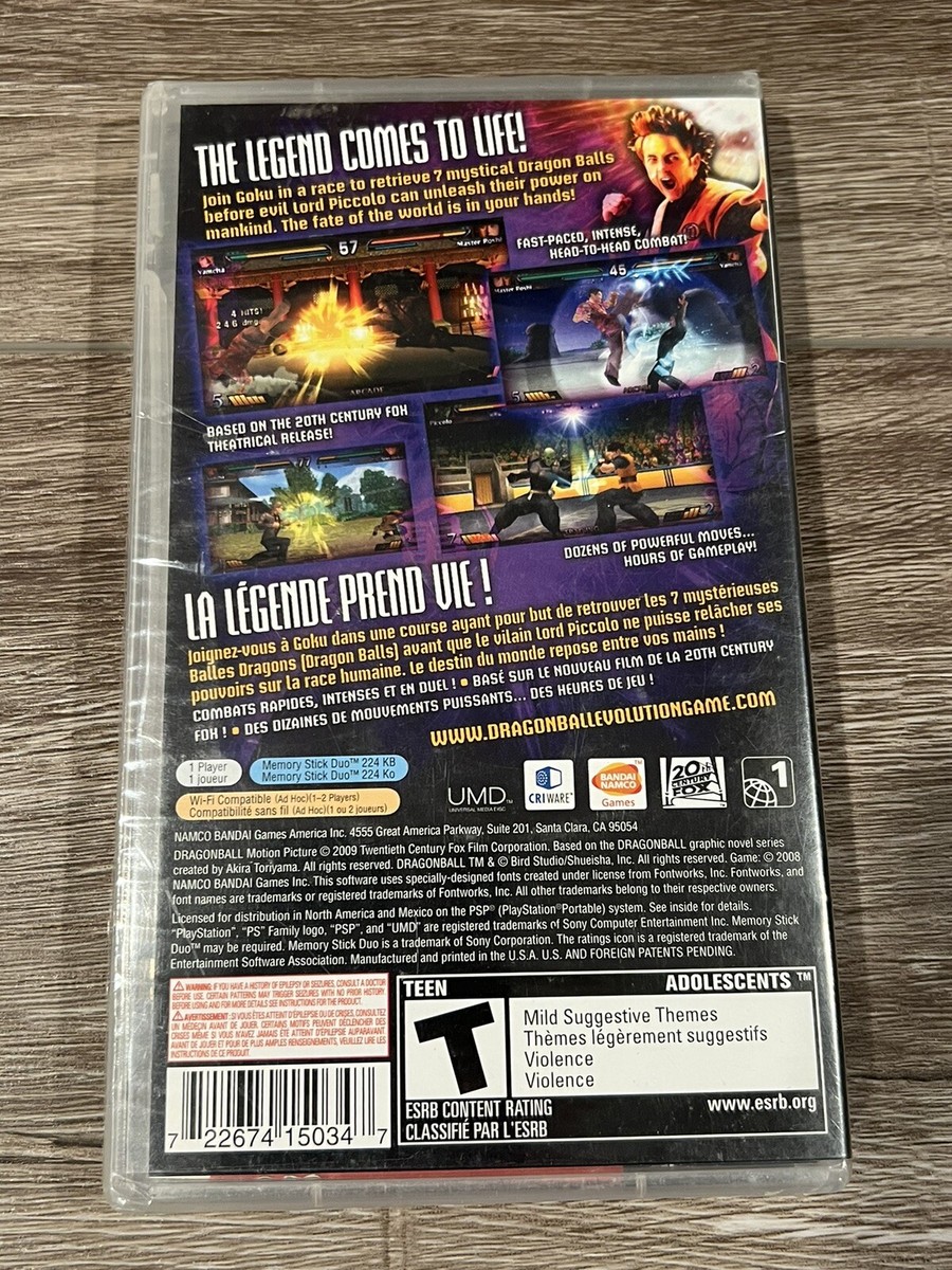 Dragonball: Evolution (Sony PSP, 2009) - Brand New & Factory