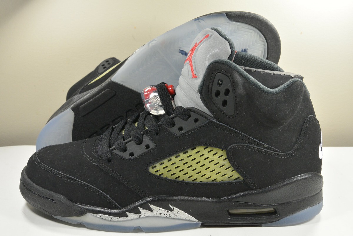 DS NIKE 2016 AIR JORDAN V OG RETRO BLACK SILVER 5.5Y | eBay