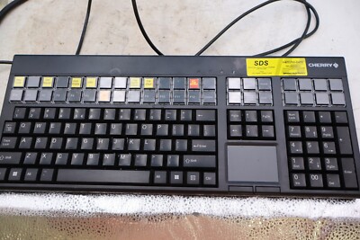 Cherry LPOS QWERTY USB Wired Programable Keyboard. tested working
