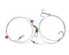 Lot Of 10 Hook Sets Lead Master Halibut Trap Rig 25lb #1/0 Model 22212 Flounder