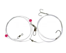 Lot Of 10 Hook Sets Lead Master Halibut Trap Rig 25lb #1/0 Model 22212 Flounder