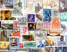 BELGIQUE Collections de 50 à 2500 timbres différents oblitérés
