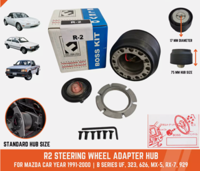 Steering Wheel Hub Adapter Boss Fits Mazda Courier Laser RX7 MX5