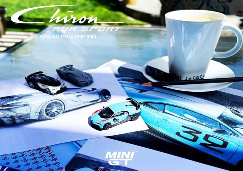 MINI GT Bugatti Chiron Pur Sport #487 ~ 1/64 | eBay