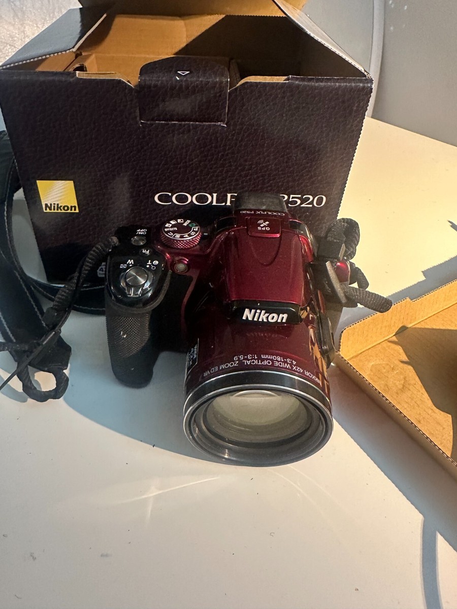 Nikon Coolpix P520 Red Coolpix P520 Nikon P Series Coolpix P520